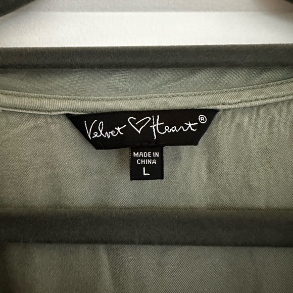 Olive Green T-Shirt Dress - Picture 4 of 4